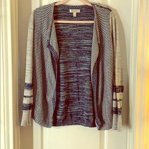 Dress Barn Striped Cardigan Sweater